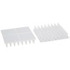 SoftTouch 2-Pack 4" Square Anti-Dent Carpet Protectors - 5/8" Height