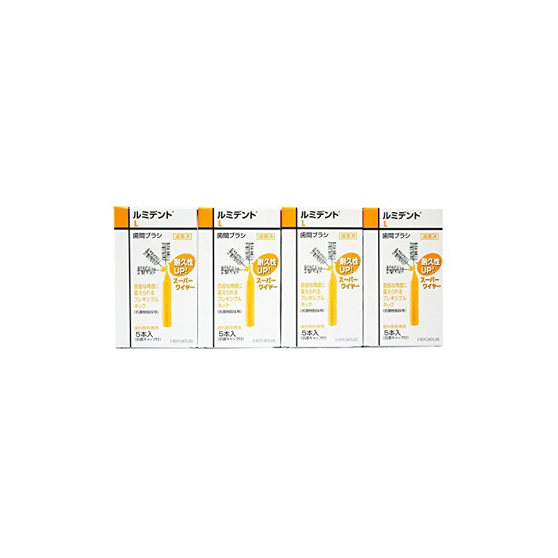 Kurzer (Formerly Heraeus) Lumident Interdental Brush, Flexible Type, Pack of