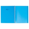rihitorabu Aqua Drops Compact Binder B5 26 Hole Leaf 40 Piece Containment Milk