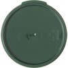 Carlisle 1077108 Round Container Lid, Polypropylene, Green, 2-4 Quart