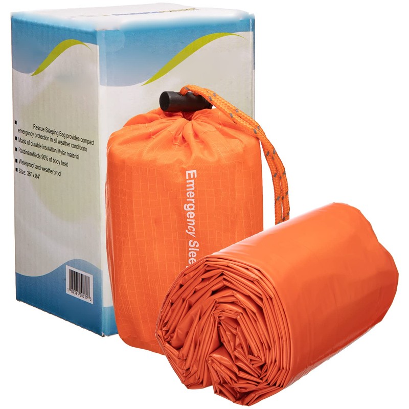 NovaMedic Emergency Sleeping Bag 5 Pack – 84"x36" Thermal Mylar