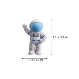 NUOBESTY 24Pcs Mini Space Erasers Cute Pencil Erasers Spaceman Shaped Erasers 3D Cartoon Astronaut Erasers Writing Erasers for Party Favors Classroom Rewards