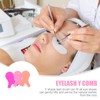 FOMIYES 2sets Lash Perm Separator Tool Eyelash Lash Brush Heated