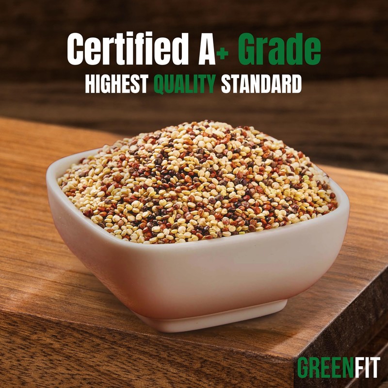Royal Organic Tri Color Quinoa | OA Quinoa Now Greenfit