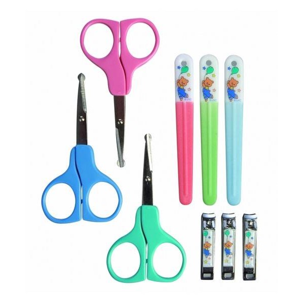 NUBY NAIL CARE SET 0m+, VARIOUS COLORS SET