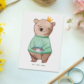 Mr. & Mrs. Panda Postcard Boss Heart - Gift, Thank You, Recovery, Ladder, Company, Relaxation, Postcards, Invitation Cards Birthday