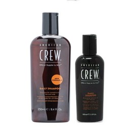 American Crew Daily Shampoo NEW  8.4 oz with Free Travel Size Shampoo 3.3 oz
