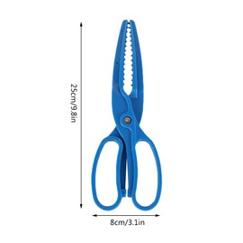 Fishing Grip Pliers for Saltwater Freshwater ABS Plastic Anti Slip Serrated Clamp Grabber Fish Holder Tackle