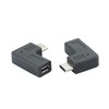 90-Degree USB C to Micro USB Adapter (Right Angle, 2-Pack)