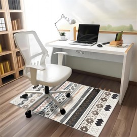 Office Chair Mat for Hardwood Floor, 2.62 lbs Anti-Slip Hi-Q Desk Chair Mat for Hardwood & Low-Pile Carpeted Floors, Easy to Clean Desk Floor Mat for Office Chair on Carpet Hardwood Floors 48" x 36"