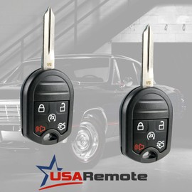 Car Key Fob Keyless Entry Remote Start fits Ford, Lincoln, Mercury, Mazda (CWTWB1U793 5-btn) - Guaranteed to Program