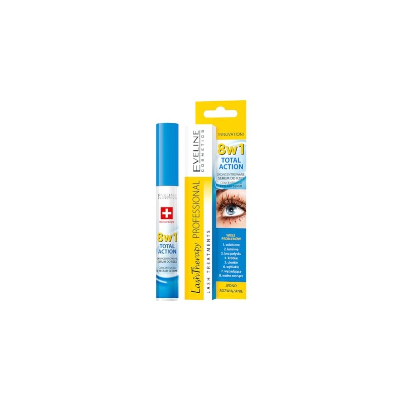 Eveline Cosmetics Lash Therapy Professional Total Action 8-in-1 Concentrated Eyelash