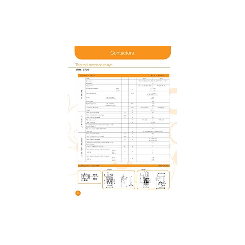 ISKRA BR16 Thermal Overload Protection Relay 3.5-4.8A