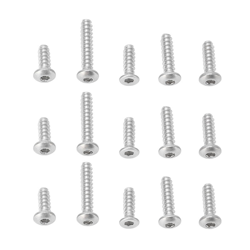 RC Screw Kit Stainless Steel Half Round Head Countersunk Head