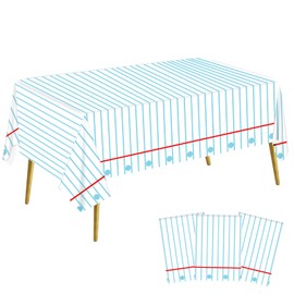 Deffdns Back to School Tablecloth,3 Pack 54 x 108 Inches Plastic Notebook Paper Tablecloth,Disposable School Themed Rectangle Table Covers for Classroom,Kindergarten,Back to School Decorations