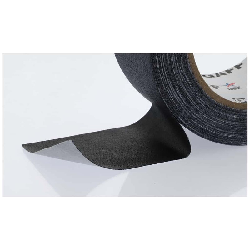 ProTapes Pro Gaff, 2 x 25 Yard (Black, 2" (Pack