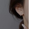 Unbranded 925 Sterling Silver Post Snake Stud Earrings, Serpent Aretes