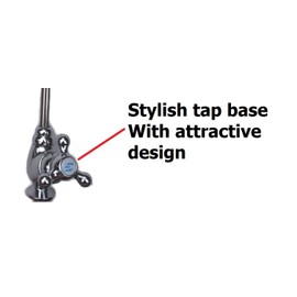 Drinking Water Filter Tap, Chrome Bobble Foot, Fits all Water Filter Systems & RO