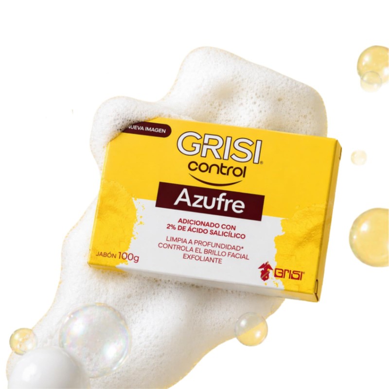 Grisi - Control, Jabón Facial, Ácido Salicílico 2%, 100 g