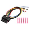 Tail Lights Connector Pigtail Plug Wire Harness Compatible with Fiat