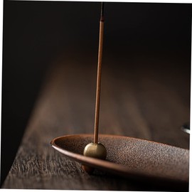 BESPORTBLE Japanese Incense Sticks Waterfall Decor Japanese Decor Vintage Ashtray Incense Stick Rack Incense Burner Plate Incense Cone Burner Holder Incense Stick Holder Incense Holder Red