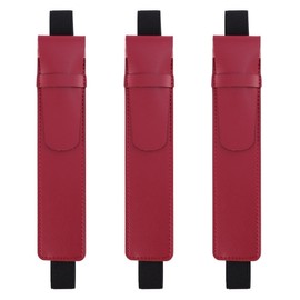 Gatuida 3 Pcs Tablet Stylus Case Universal Pen Case Touch Screen Pen Stylus Elastic Band Pen Holder Stylus Pen Holder Stylus Pencil Case Stylus Sleeve Cover Elastic Rope Pu Leather Pocket