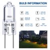 GY6.35 Light Bulbs, 12V 50W Crystal Clear Halogen Bulb 2
