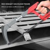 AIRAJ 12 inch Adjustable Hacksaw Frame Set,Tools High-Tension Hacksaw,with 10