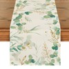 Artoid Mode Green Eucalyptus Summer Table Runner, Wedding Kitchen Decoration