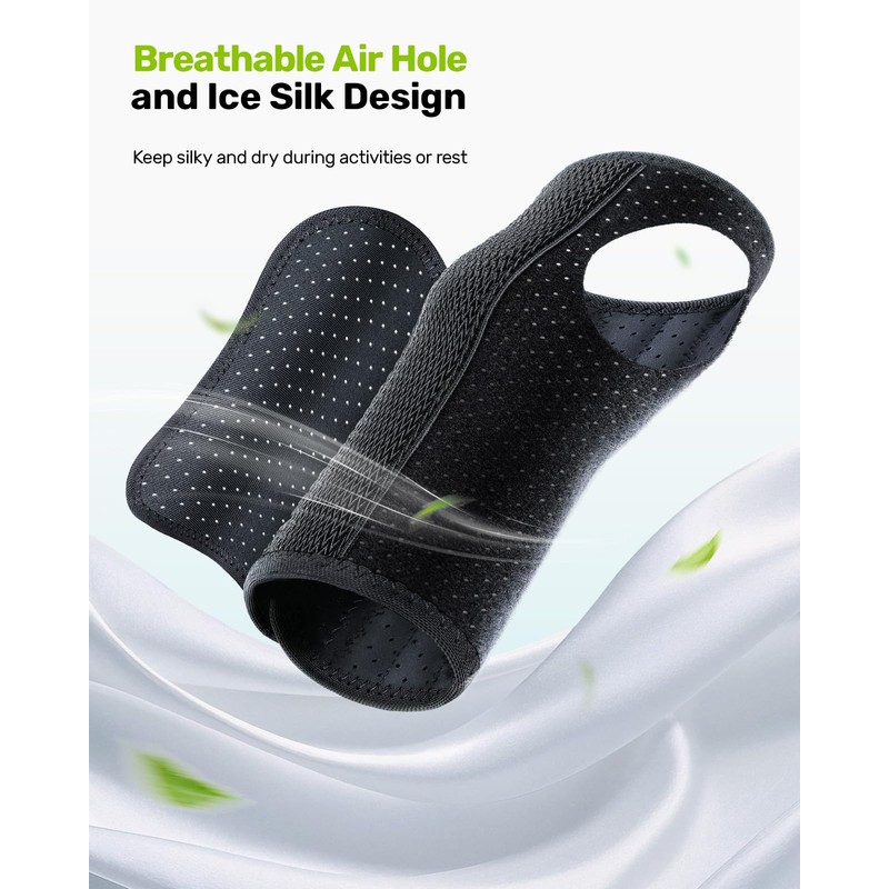 Rakiie Carpal Tunnel Wrist Brace, Adjustable Night Wrist Support with