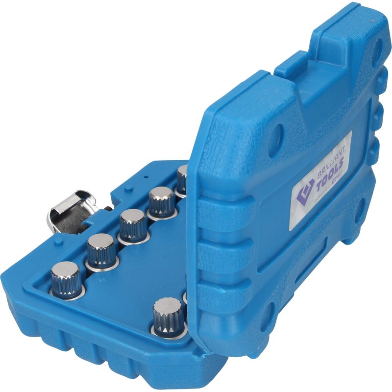BRILLIANT TOOLS BT691310 Rim Lock Assortment for VW 10-Piece [Powered