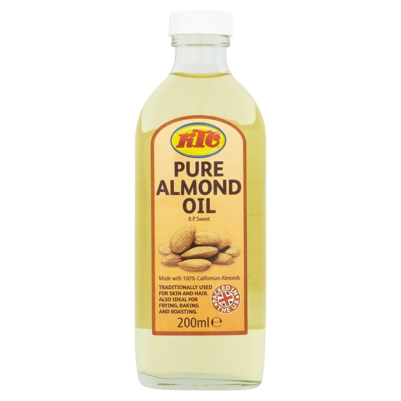 KTC Pure Almond Oil 2x200ml | Skin Care, Moisturizing, Massage,
