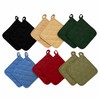 12 Pack Square Pot Holders 100% Cotton Heat Resistant Hotpads