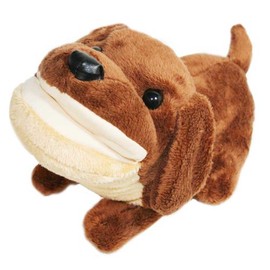 Animal Glasses Stand Miniature Duck Brown E-5
