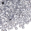 CABODYALS 4750Pcs 4MM Clear Resin Rhinestones Bulk Bedazzling Half Round