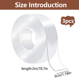 Corner Protectors for Kids, 6M Clear Safety Table Corner Protectors for Baby Proofing Edge Protector for Furniture Against Sharp Corners(3cm Width)