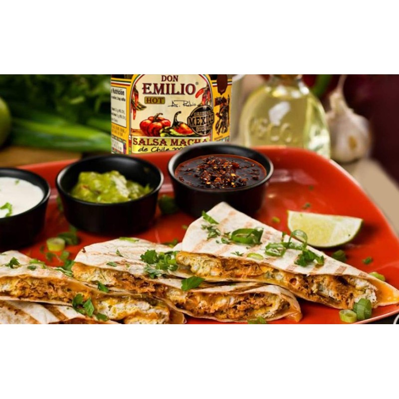 Salsa "Macha" Don Emilio 9 oz (Morita Chilli), HOT, made