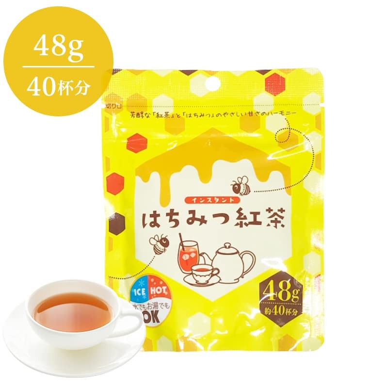 Instant Honey Tea, 1.6 oz (48 g), Powdered Instant Tea,