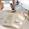 8 Pieces Alphanumeric Template, Reusable, Drawing Template, DIY Craft Accessories,