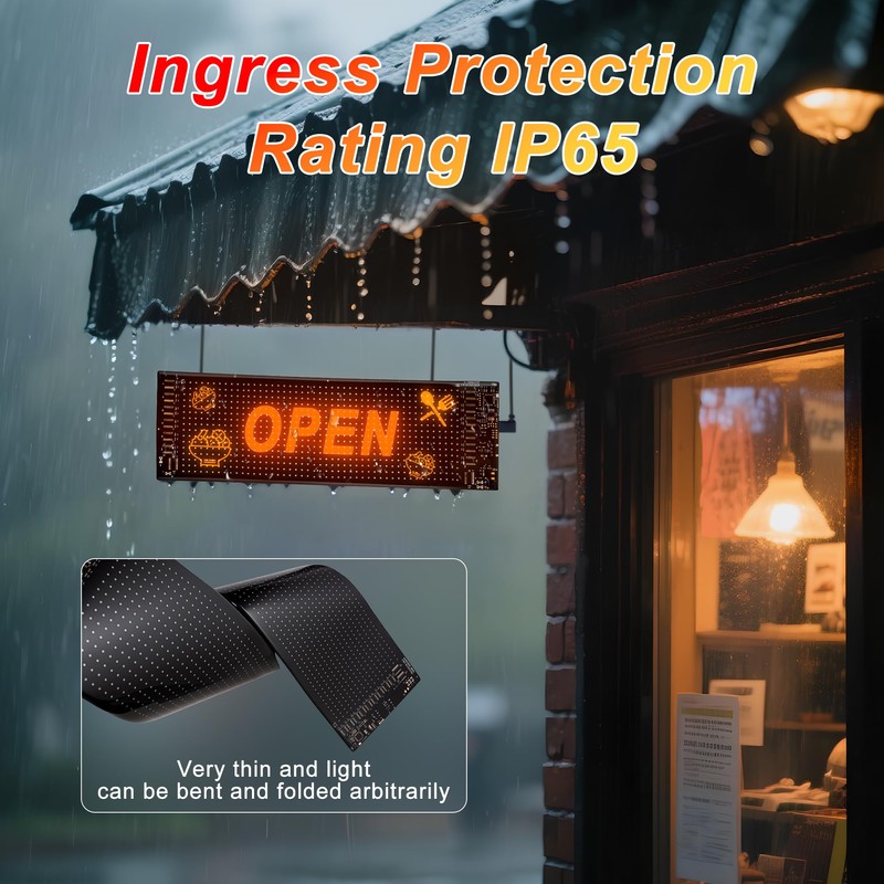 Ligrel 14.7"x3.6" LED Eyes for Car Windshield - Devil Eyes