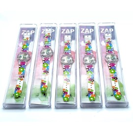 Zap FUN PARTY GIFTS / Lot of 5 new ZAP Kids Watches / Flower Watch
