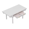 1: 12 Dollhouse Desk Wooden Modern Miniature Table Mini Writing