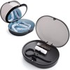 LONGMON New Double-layer Retainer Storage Case with Belt Chewing,Removal Tool,Cleaning