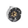 HELLA 8JB 001 941-002 Socket - 7-pin connector - Tin