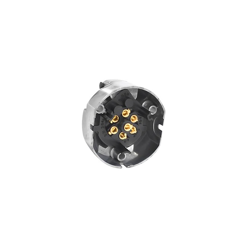 HELLA 8JB 001 941-002 Socket - 7-pin connector - Tin