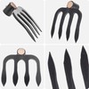 KADAX Potato Hoe 4 Prong Garden Hoe Forged Steel Manure