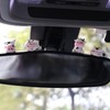 6 Pcs Mini Cows Car Accessories, Cow Print Dashboard Decorations