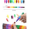 XIANFANG 12 PCS Stackable Crayons Set - Unleash Creativity with