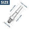 DERASL 1/4" Stainless Steel Pressure Washer Coupler Foam Cannon Adapter