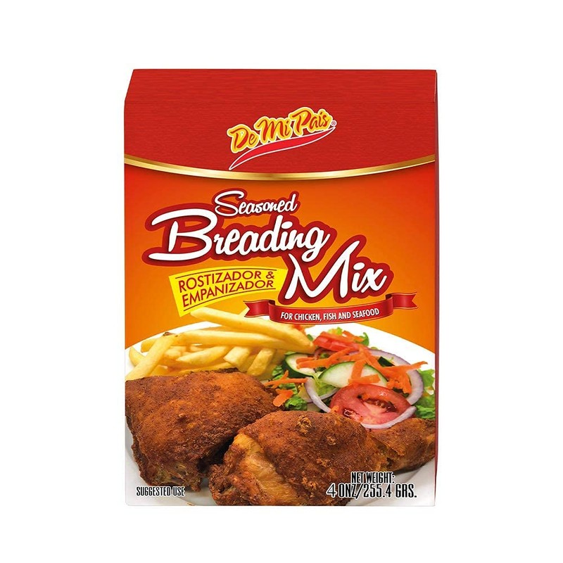 De Mi Pais Seasoned Bread Crumbs 4oz / Empanizador Condimentado